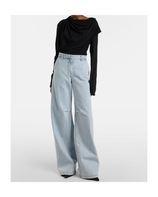 Entire studios Blue Wide-Leg Jeans