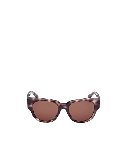 Max Mara Pink Round Frame Sunglasses