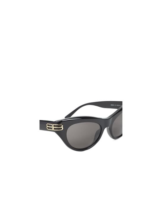 Balenciaga White Eyewear Cat-Eye Sunglasses for men
