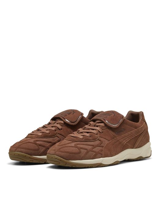 PUMA Brown Low-Top Sneakers