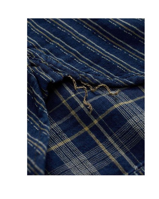 RRL Blue Single-Breasted Shirt for men