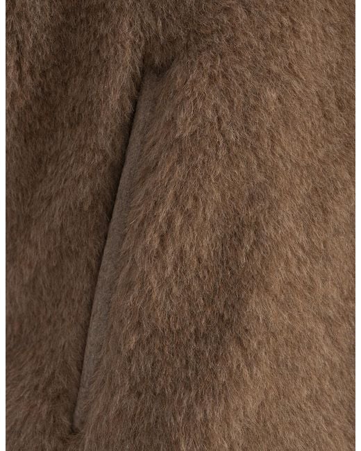 Max Mara Brown Faux Fur & Shearling Jackets