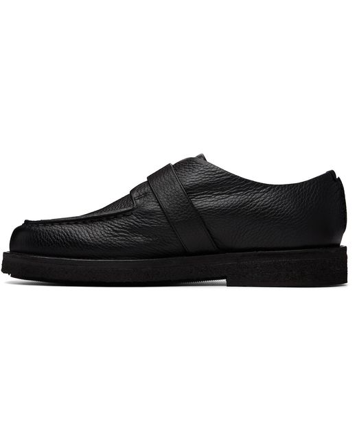 Marsèll Black Moccar Leather Loafers for men