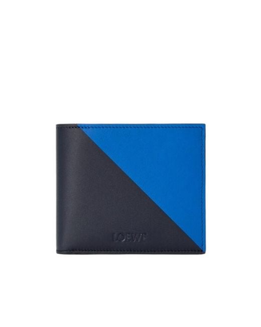 Loewe Blue Flag Bifold Coin Wallet for men