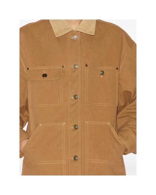 Isabel Marant Brown Long Sleeve Casual Jacket