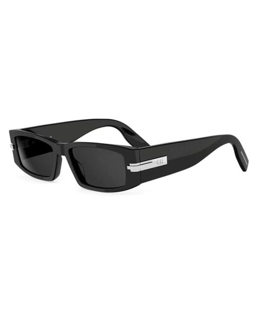 Dior White Eyewear Blacksuit R5I Rectangular Frame Sunglasses for men