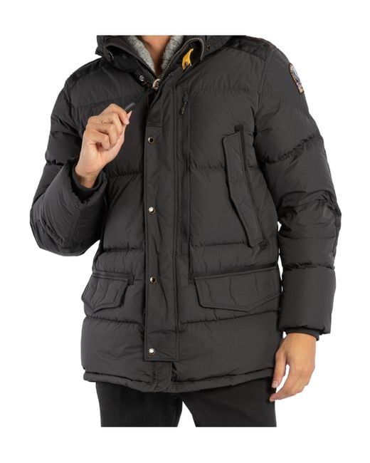 Parajumpers Black Long-Sleeved Down Jacket for men