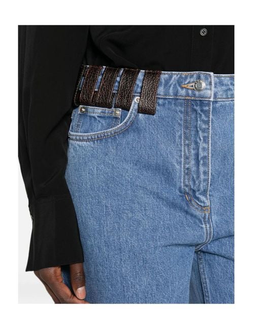 IRO Blue Belt-Loop Jeans