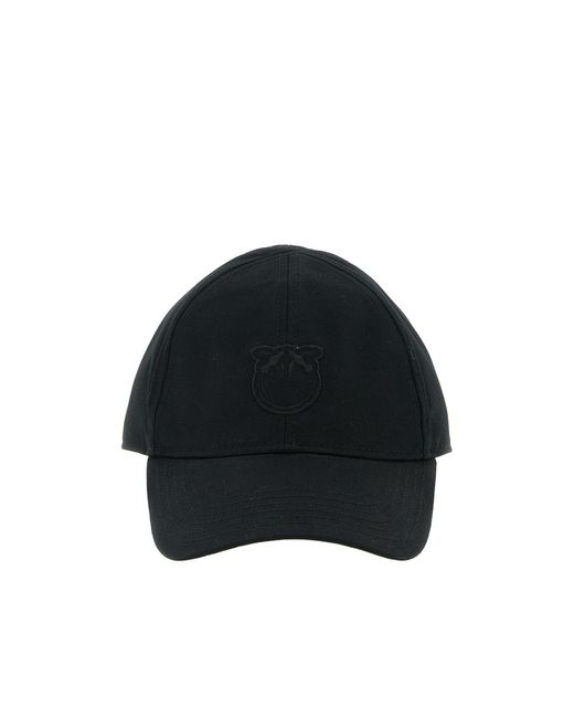 Pinko Black Break Dance Curved Peak Cap