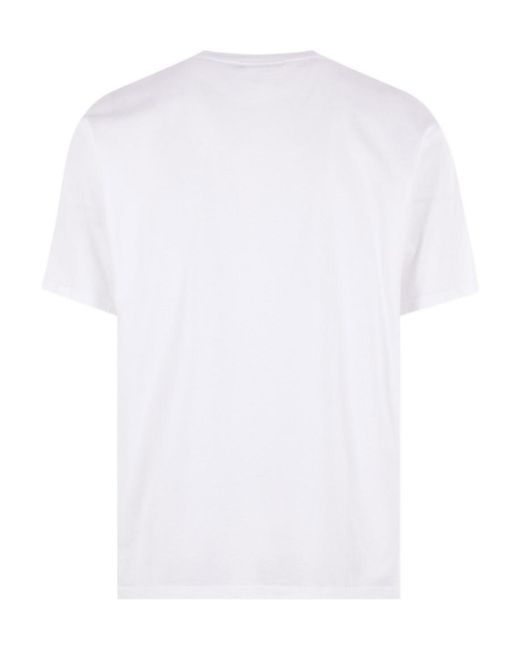 Undercover White Graphic Printed Crewneck T-Shirt for men