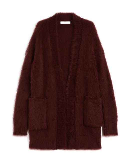 Max Mara Purple Affetto1234 Open Front Cardigan