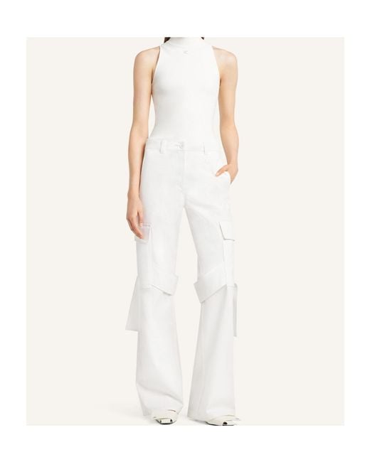 Courreges White Courrèges Heritage Knitted Vest