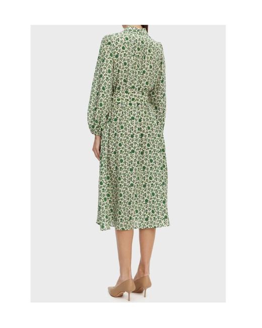 Weekend by Maxmara Green Patterned Dress