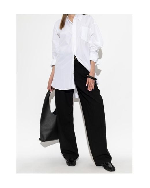 AMI White Long-Sleeved Shirt