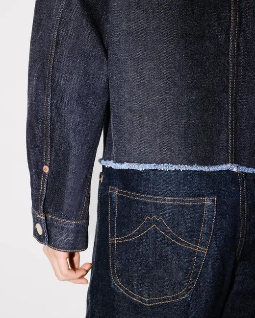 KENZO Blue Winter Holidays Trucker Jacket