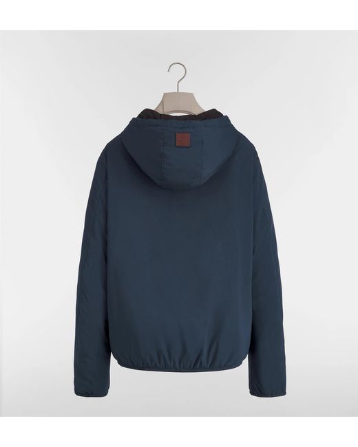 Dior Blue Hooded Jacket for men