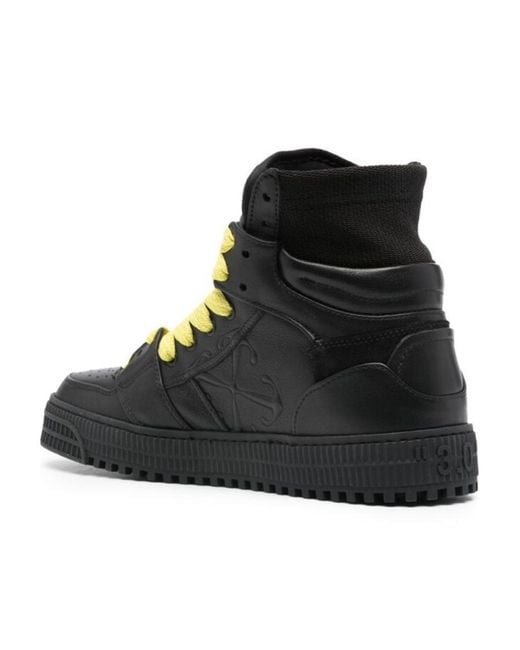 Off-White c/o Virgil Abloh Black 3.0 Off Court Lace-Up Sneakers for men