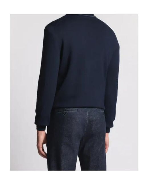 Fay Blue Polo Neck Sweater for men