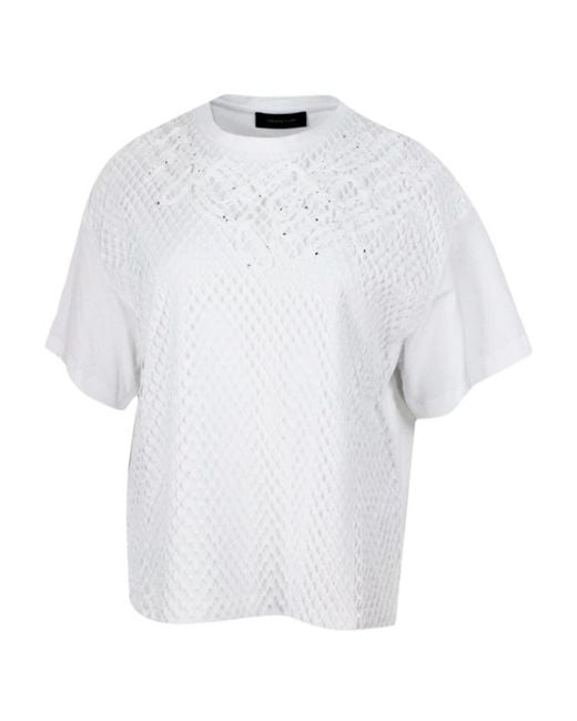 Fabiana Filippi White Short-Sleeved T-Shirt