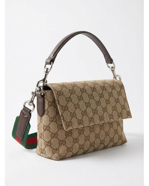 Gucci Metallic Small Gg Crossbody Bag With Web