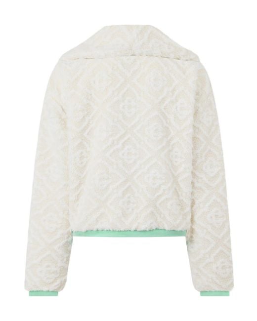 Casablanca White Alphabet Jacquard Casual Jacket