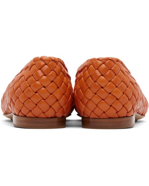 Bottega Veneta Brown Ofia Ballet Flats