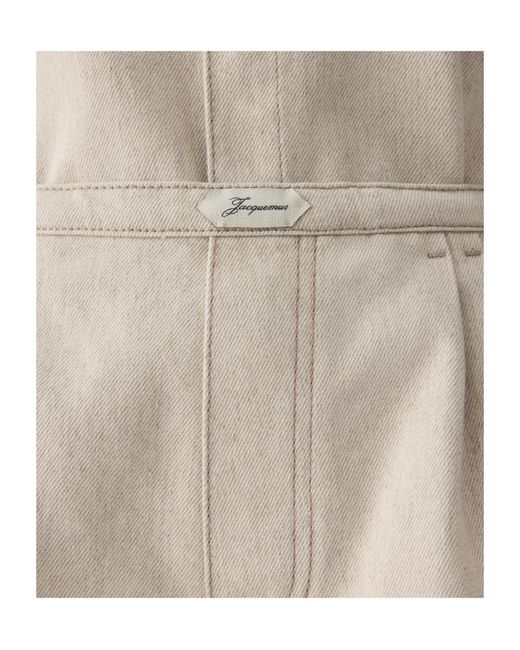 Jacquemus Natural Pleated Shorts