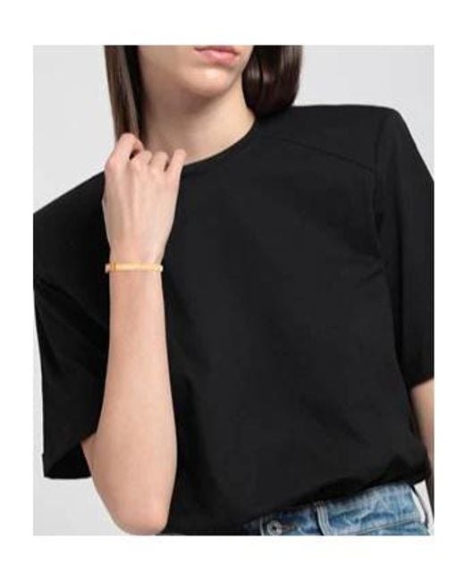 Balenciaga Metallic Thin-Toned Metal Bangle