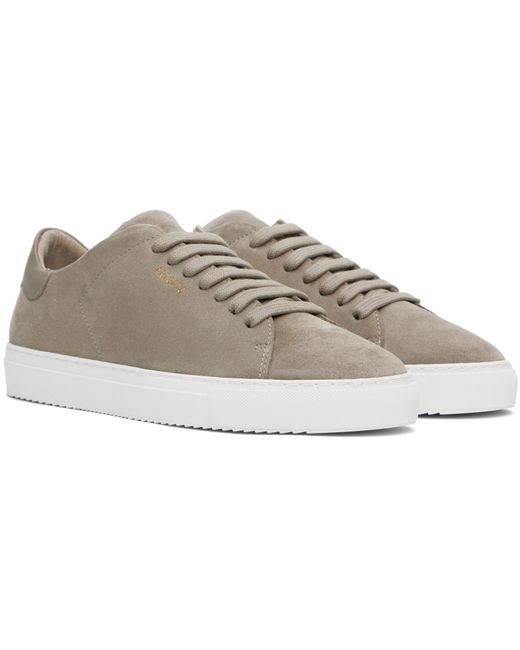 Axel Arigato Gray Clean 90 Low-Top Sneakers for men