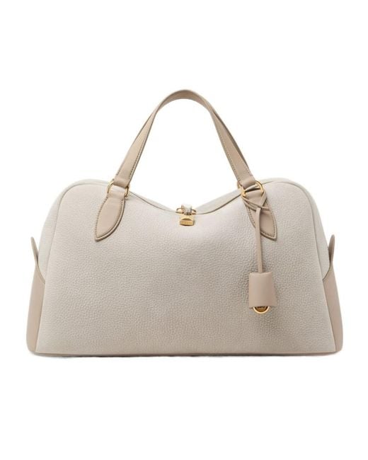 Loro Piana Natural Needle Medium Tote