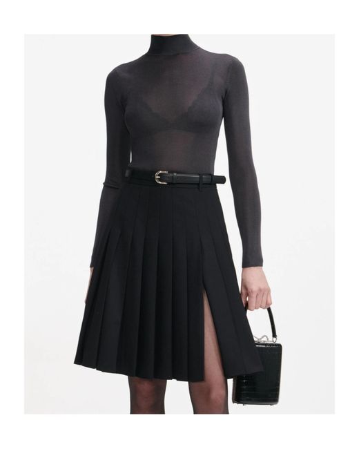 Self-Portrait Black Knit Top