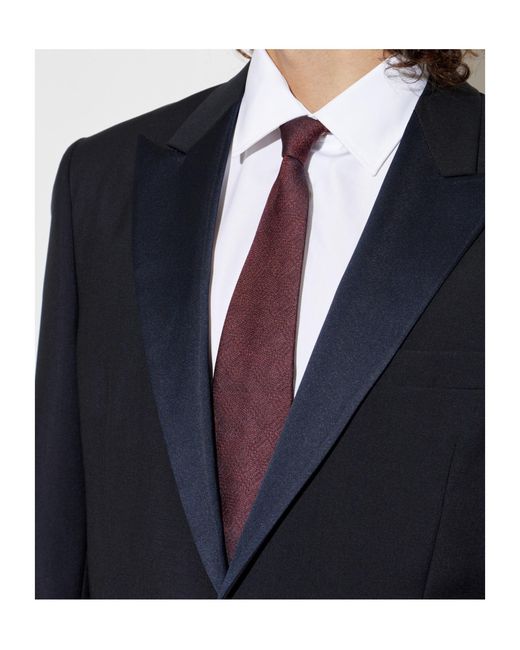 Etro Purple Textured Tie for men