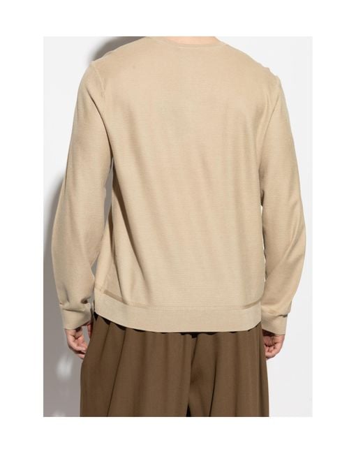 Theory Natural Crew-Neck Sweater for men