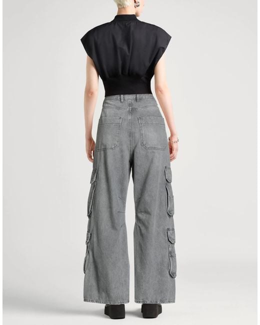 DIESEL Gray Denim Trousers