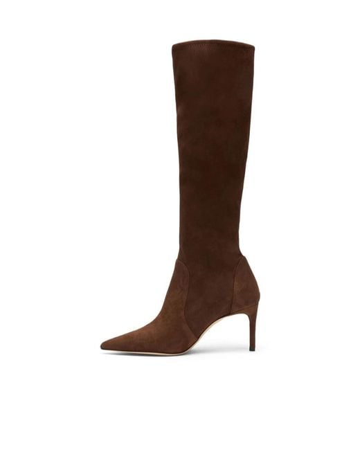 Stuart Weitzman Brown Stuart Power Boot 75