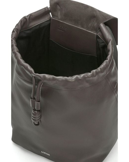 Loewe Black Flamenco Backpack for men