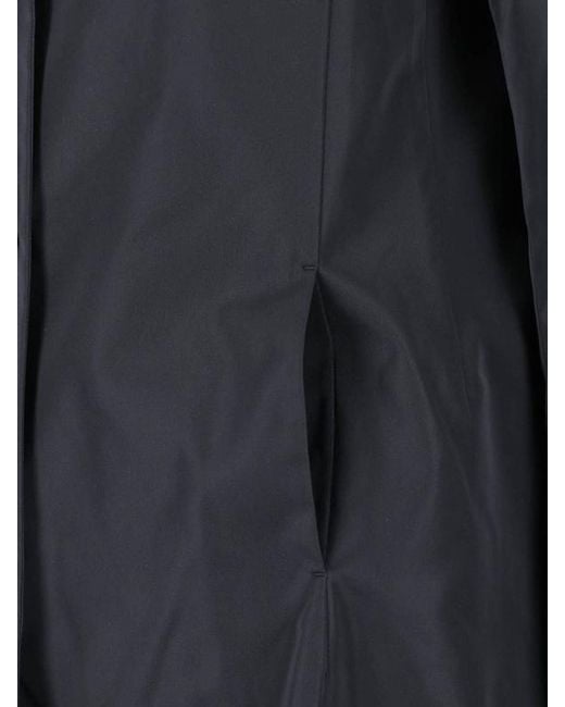 Jil Sander Blue Long-Sleeved Coat