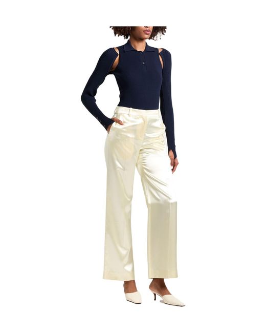 Jacquemus Blue Solid Colour Bodysuits