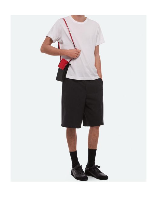 Helmut Lang White Crew Neck Short-Sleeved T-Shirt for men