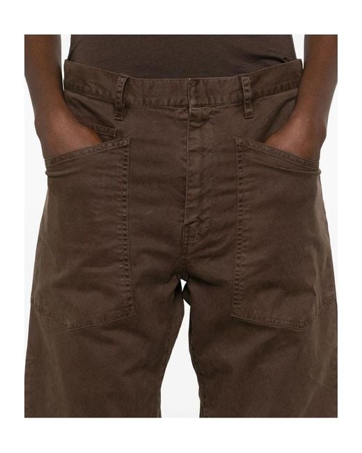 Nili Lotan Brown Casual Pants With Belt Loops