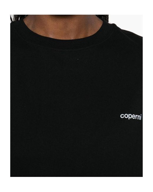 Coperni Black Logo Printed Crewneck T-Shirt