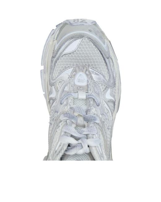 Balenciaga Gray Runner 2.0 Lace-Up Sneakers