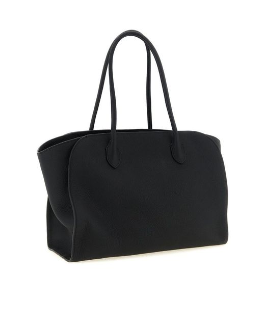 The Row Black Marlo 14 Tote Bag
