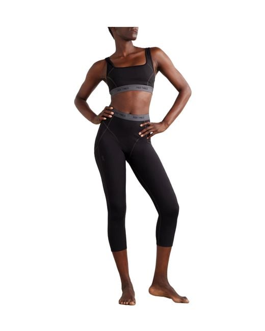 On Shoes Black Studio Stretch Recycled-Jersey Leggings