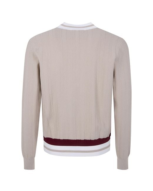 Dries Van Noten Multicolor V-Neck Buttoned Cardigan for men