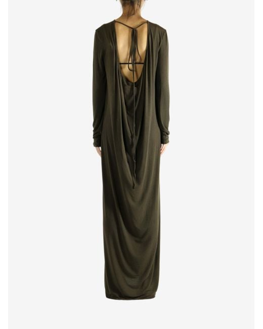 Uma Wang Black Long Sleeve Dress