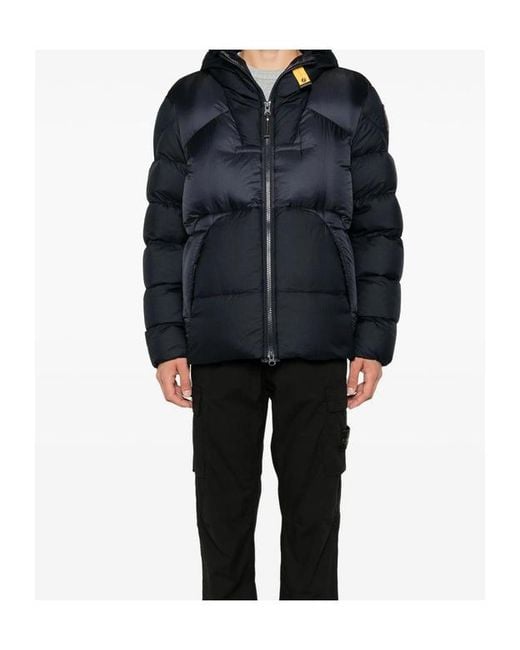 Parajumpers Blue Long-Sleeved Down Jacket for men