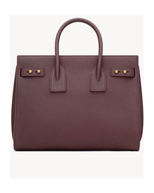 Saint Laurent Purple Sac De Jour