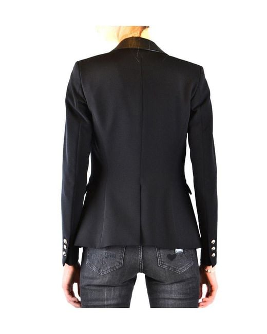 Philipp Plein Black Button Suit Jacket