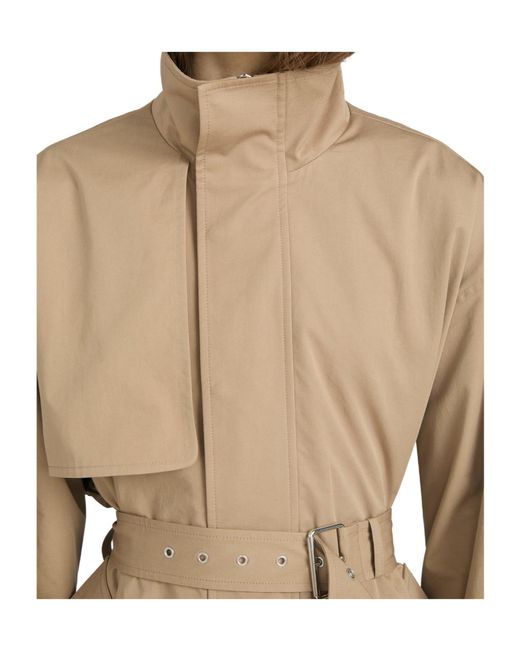 FRAME Natural Storm-Flap Belted Jacket
